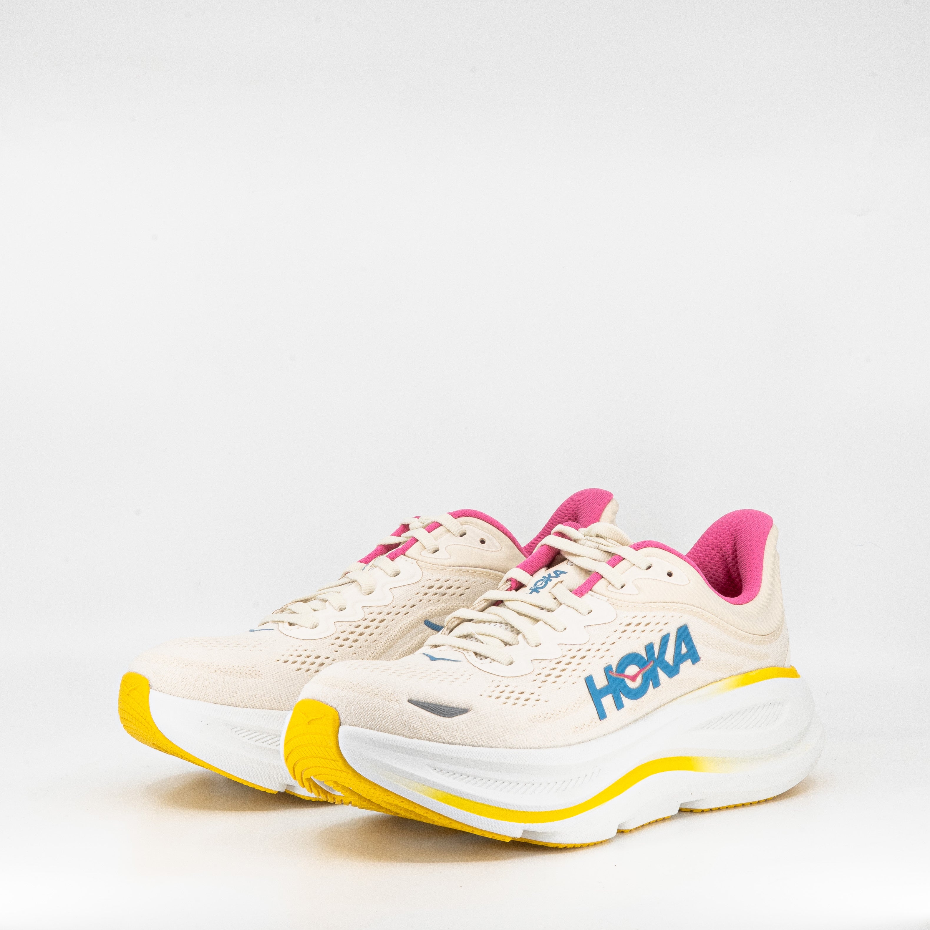 Hoka Bondi 9 (B Standard) Womens Alabaster/Birch - Frontrunner Colombo
